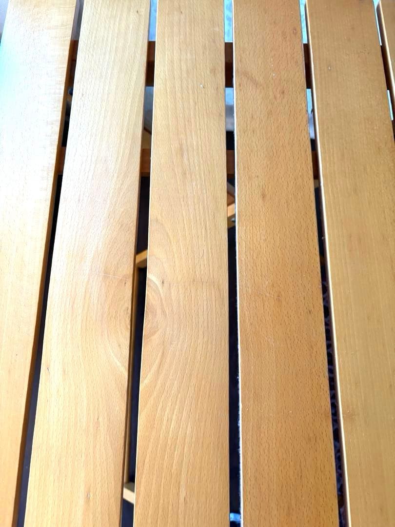 天然木製 折りたたみテーブル