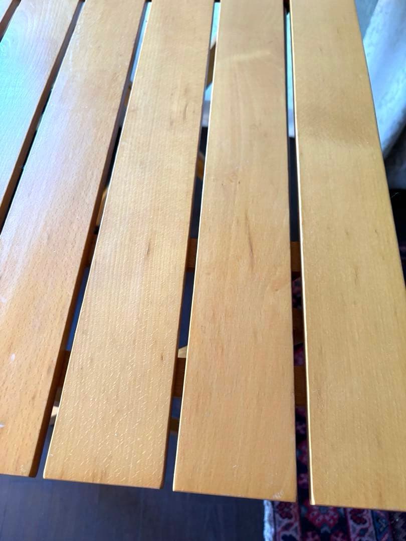 天然木製 折りたたみテーブル