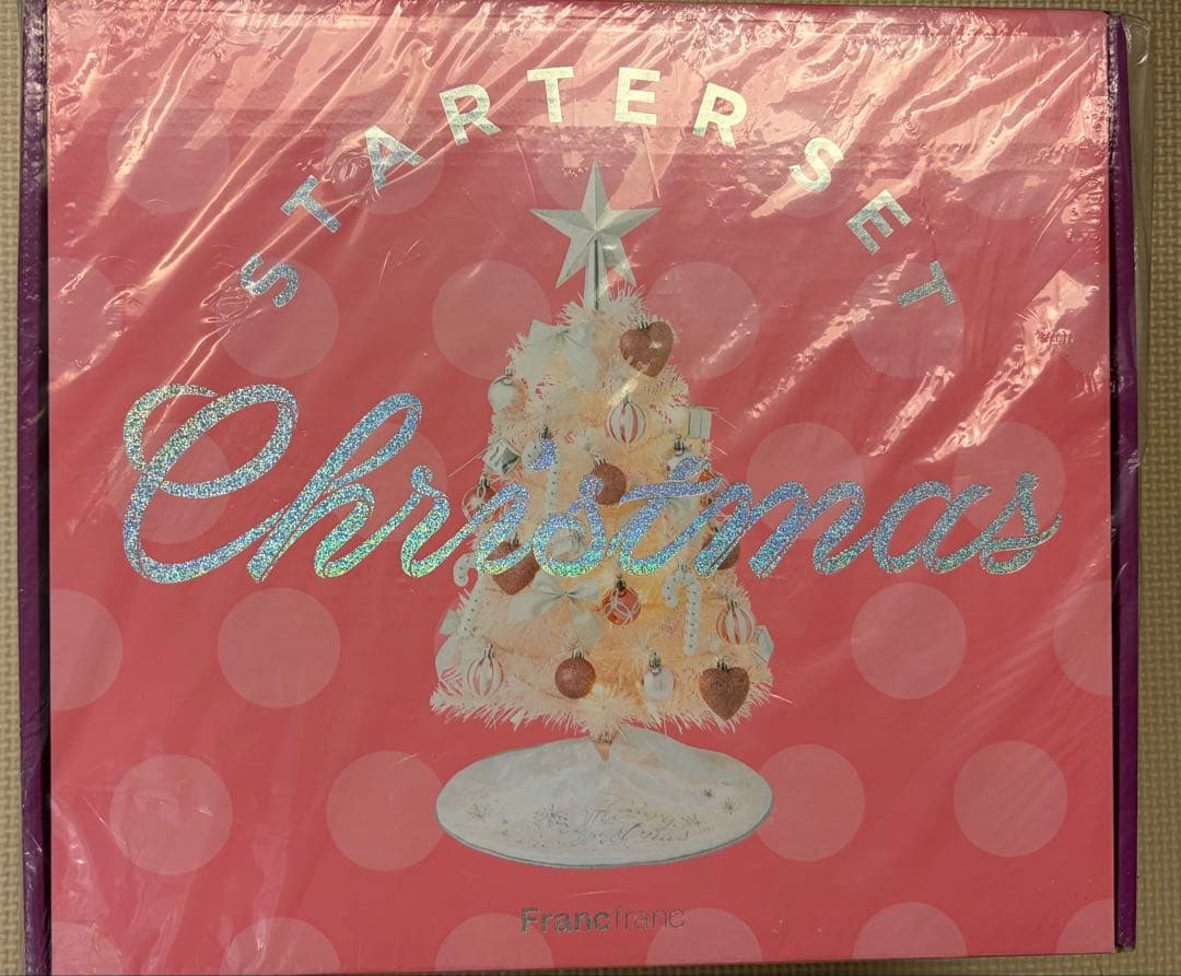 Francfranc クリスマスツリー スターターセット 60cm ピンク