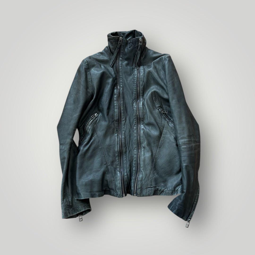 archive 2line zip レザージャケット 本革 お兄系 エディ