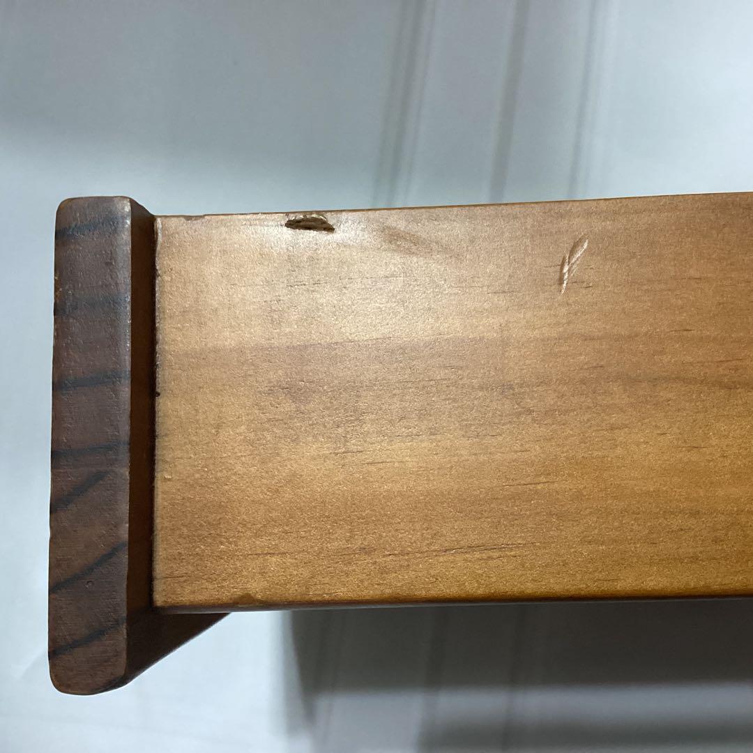 ウッド棚ラック　ウォールシェルフ　ウォールラック　ラックフック付　古屋加江子