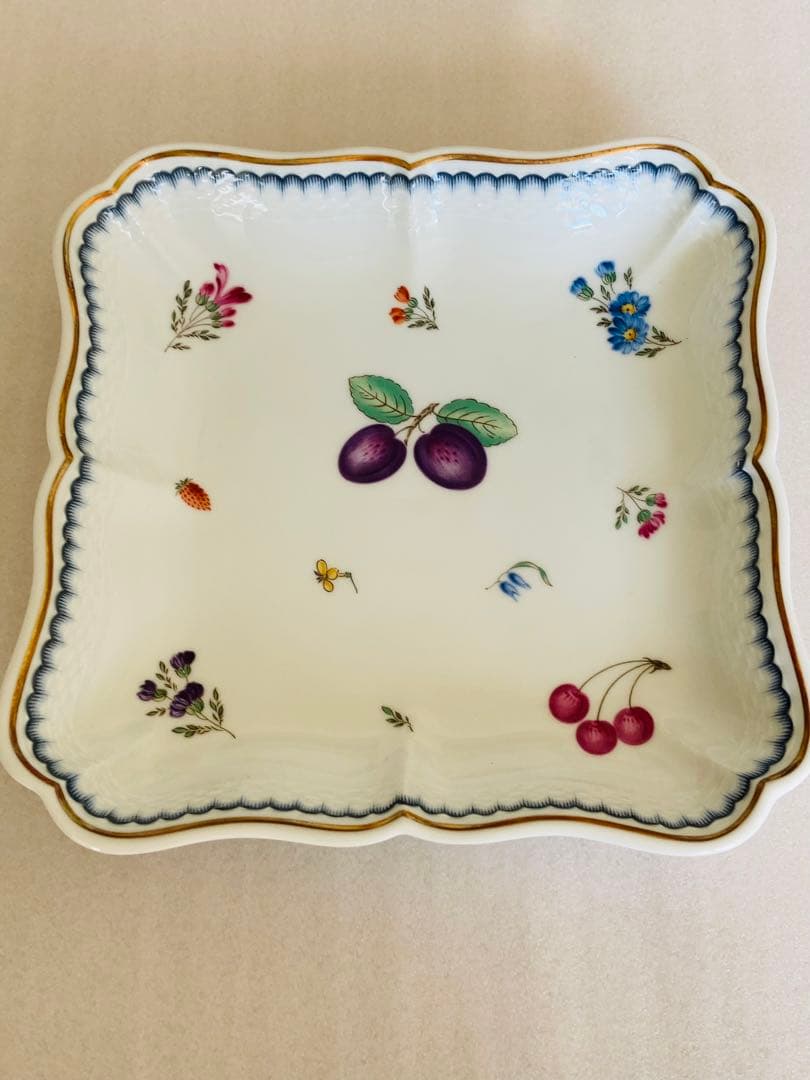 ジノリ イタリアンフルーツスクエア皿