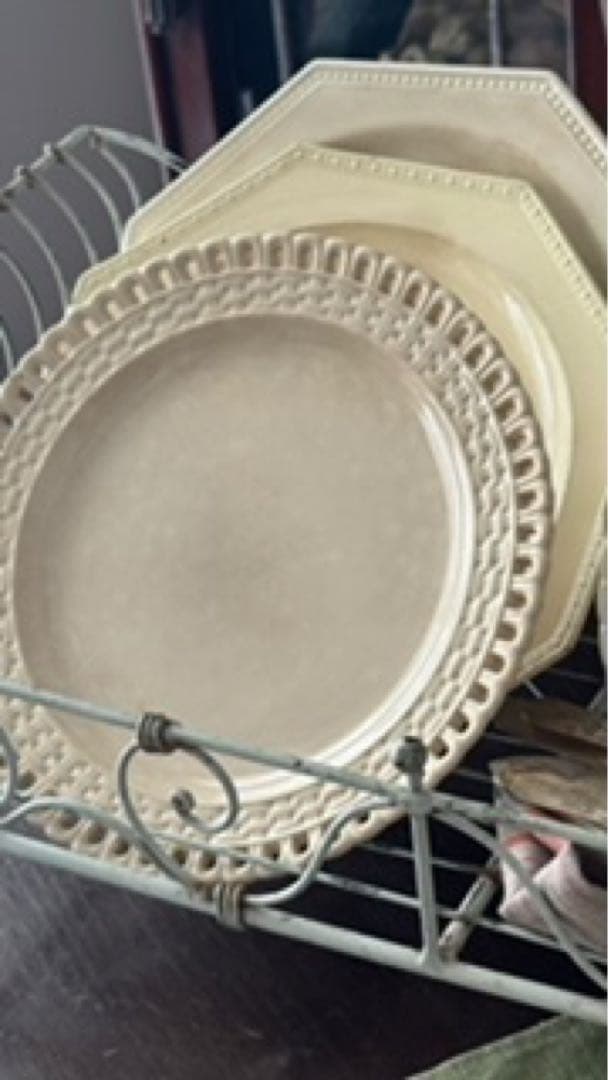 *️⃣プロフ必読❣️フランスアンティーク ディッシュラック 皿立