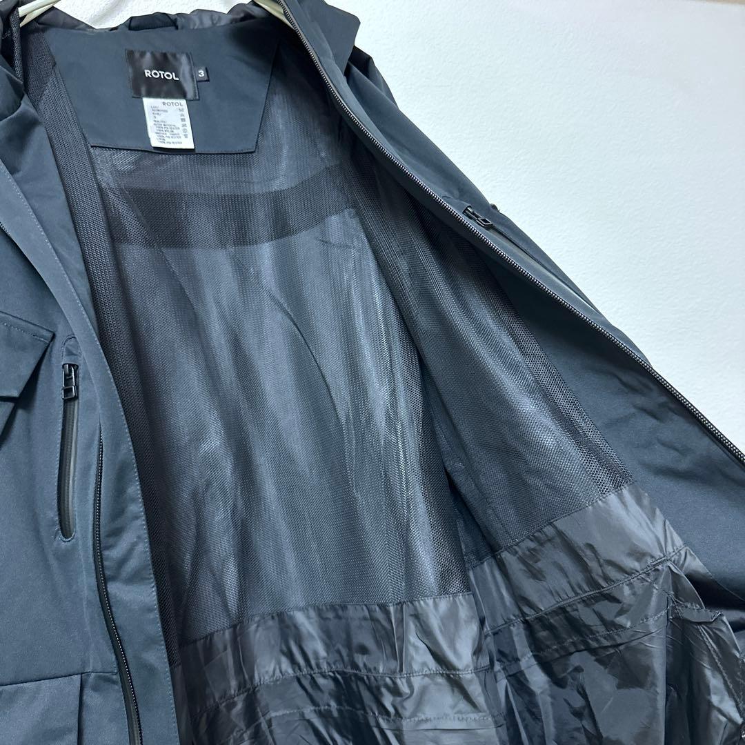 3 ROTOL ロトル SHELL PARKA mark:1.3 BLACK