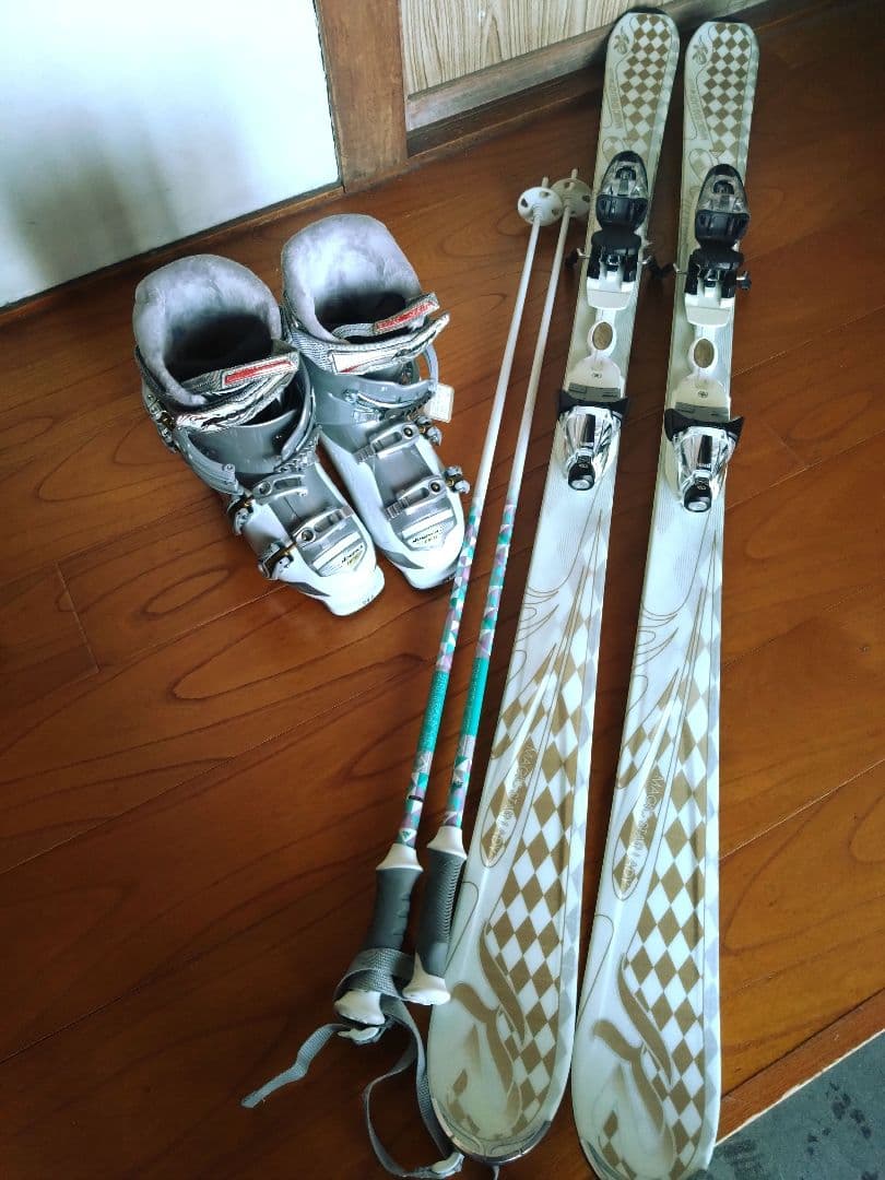 【未使用品】K2 スキー板セット　ノルディカ　スキーブーツ　ビンディング　ポール