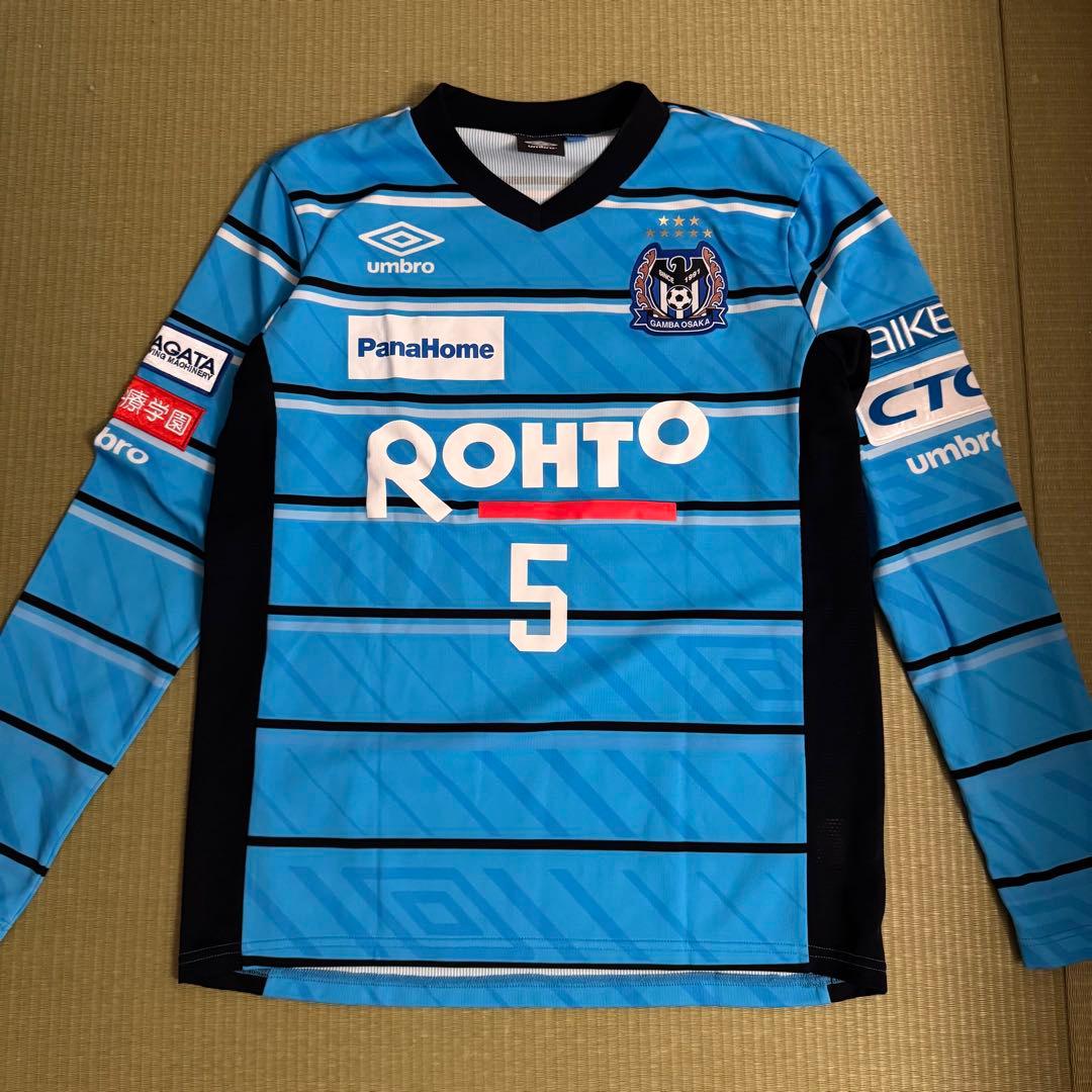 【支給品】ガンバ大阪 トレーニングマッチ用 長袖 ユニフォーム M-Lサイズ