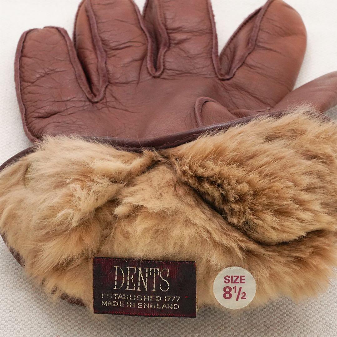 DENTS レザー手袋 サイズ8½ MADE IN ENGLAND