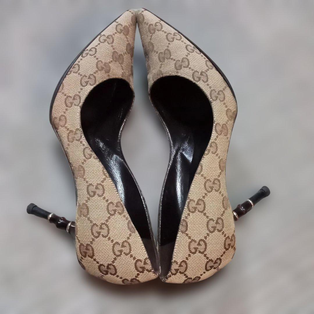 GUCCI　パンプス　24.5㎝　ヒール約7㎝　正規品