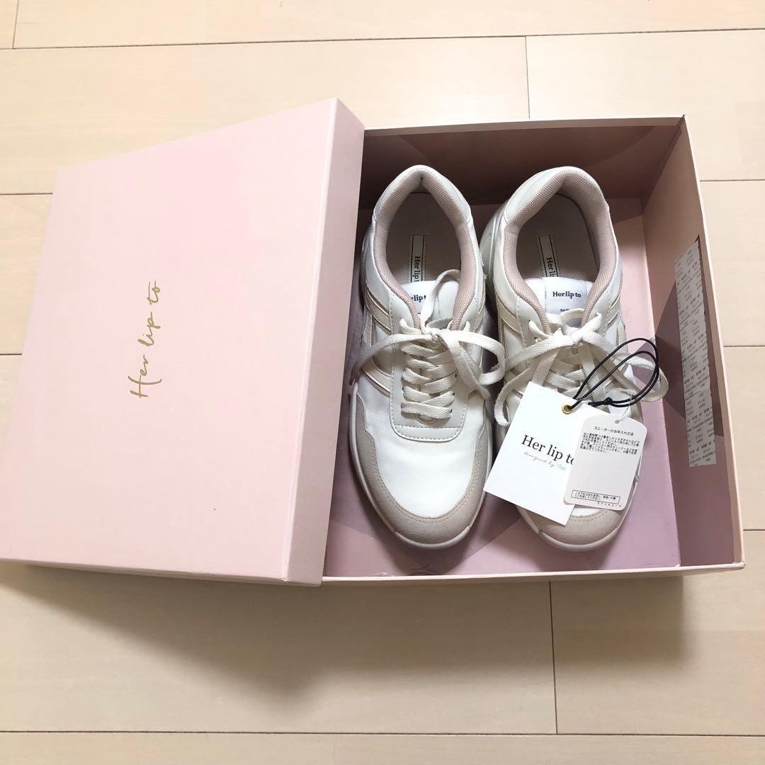 靴 herlipto Le City HLT Sneakers beige38