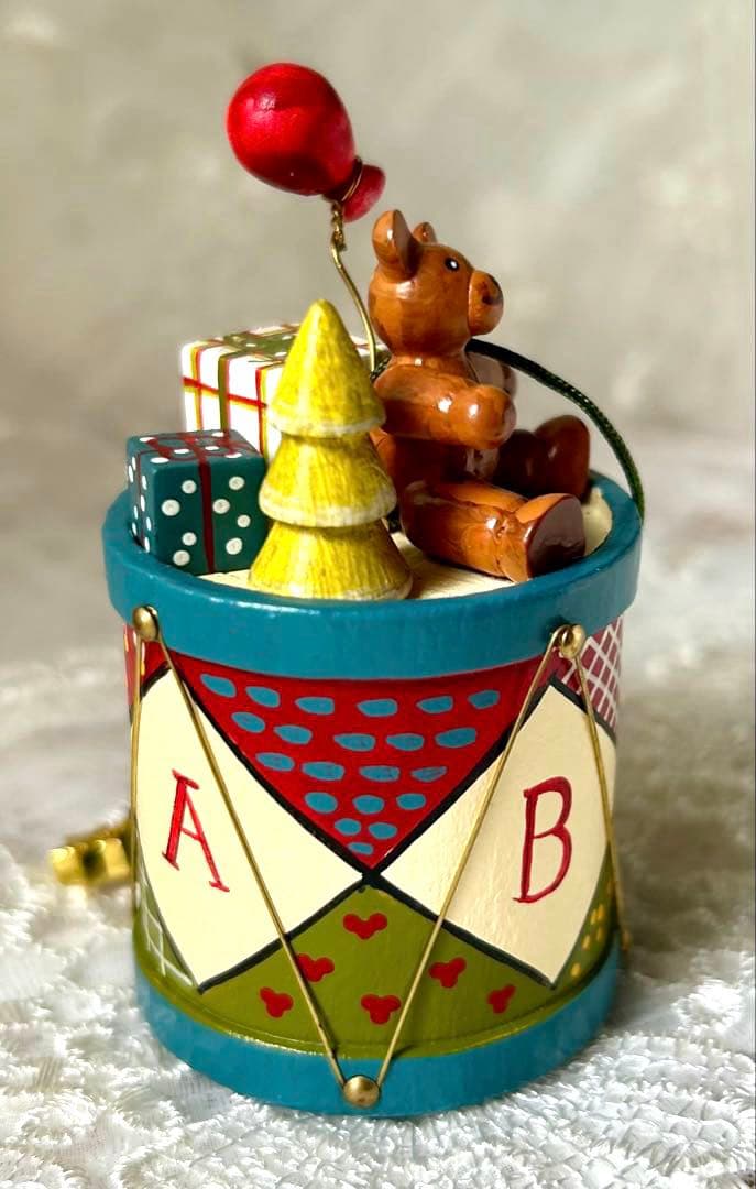 ケーテウォルファルト　ドイツ　クリスマスオーナメント　木製２個セット