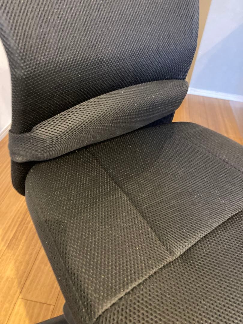 ブラックメッシュデスクチェア 高さ調整可能