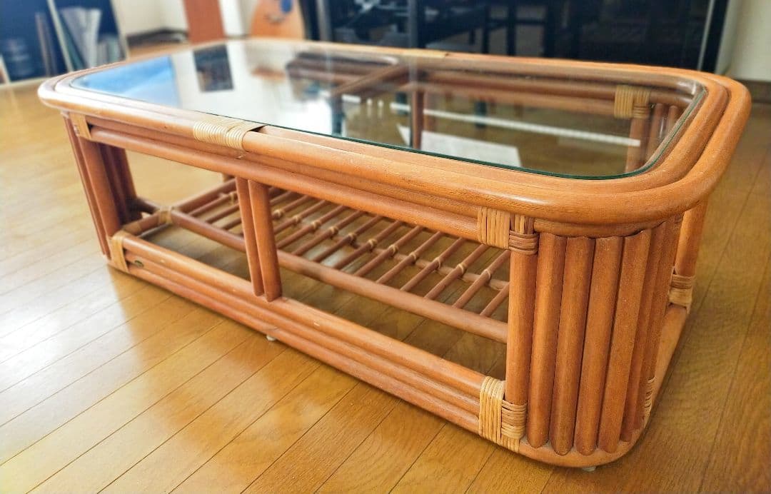 Kazama テーブル 籐（直接引取限定）