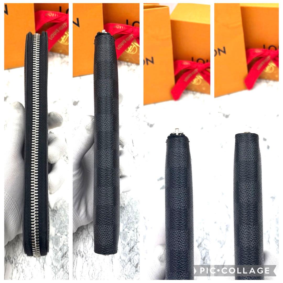 【新品仕様】 ルイヴィトン ダミエ グラフィット ヴェルティカル 長財布