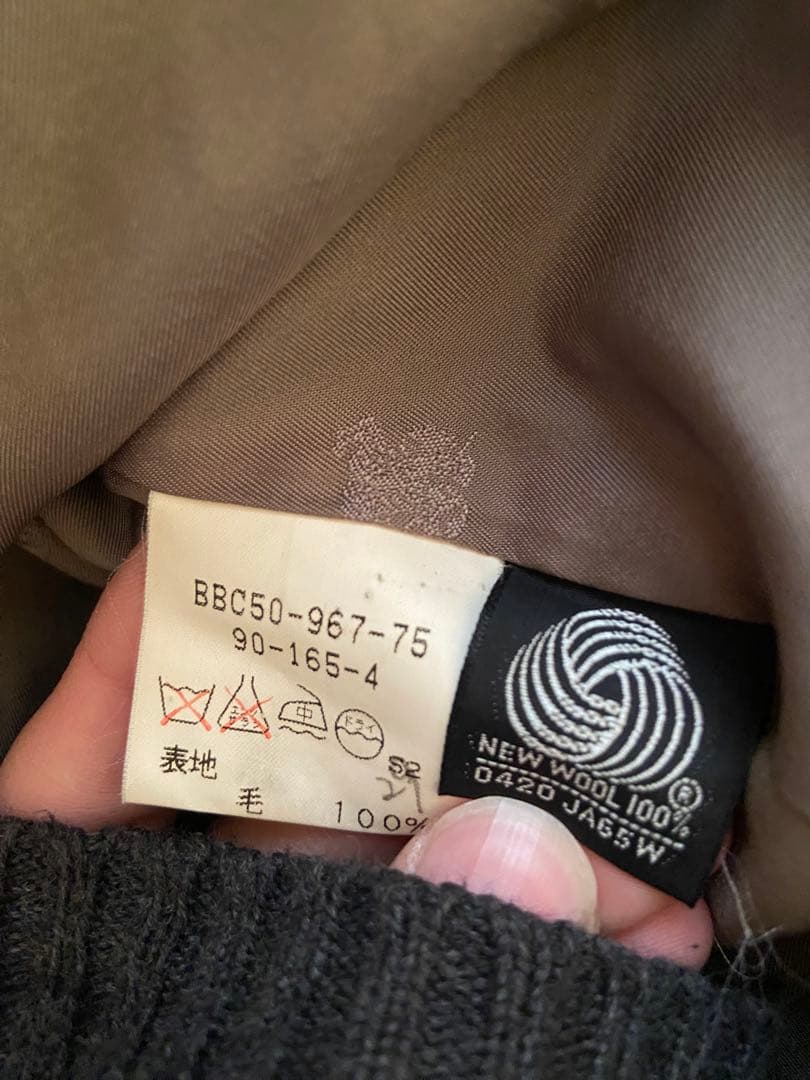 Burberrys バルマカーンコート ステンカラー ウールカシミヤ 90s