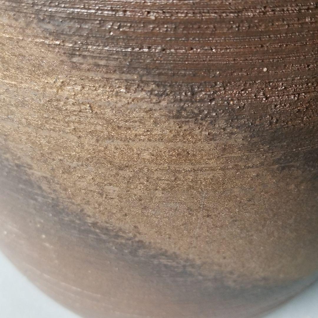 お値下げしました⤵信楽焼傘立て  金彩手桶 高さ４４cm