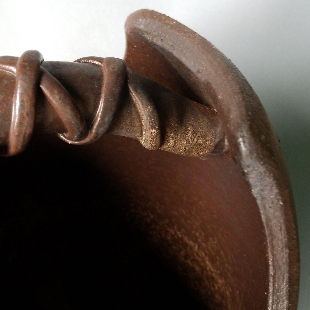 お値下げしました⤵信楽焼傘立て  金彩手桶 高さ４４cm