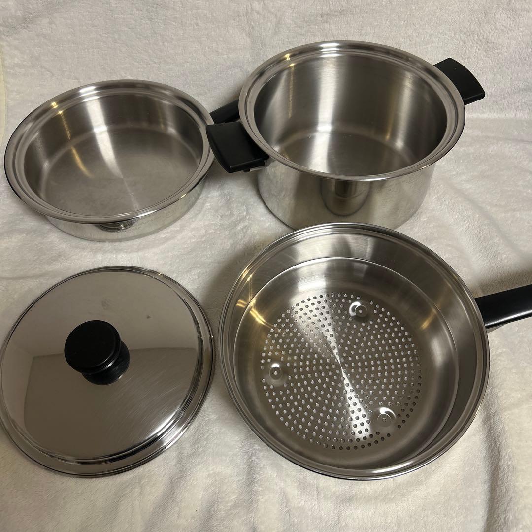 アメリカ製 IH ステンレス鍋 フライパン Cook-Nutritional