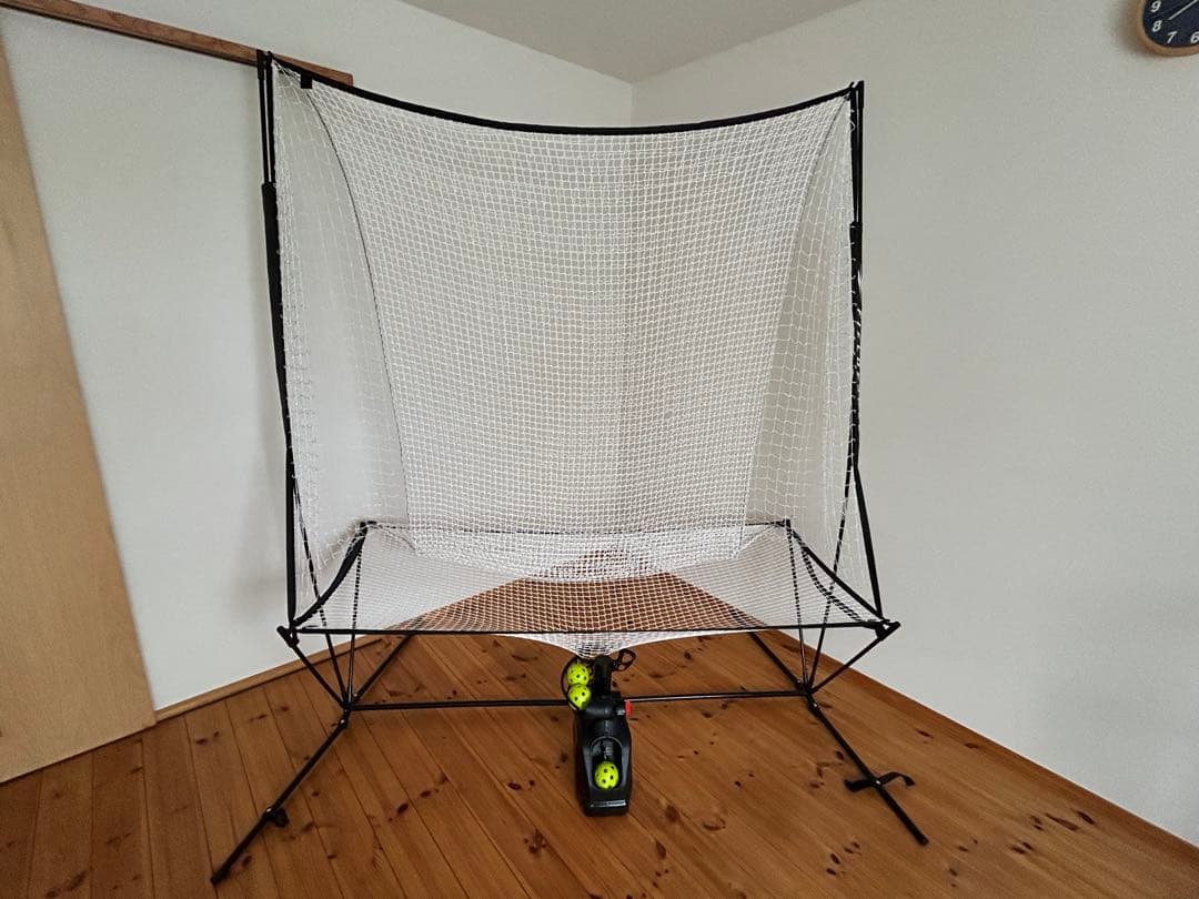 オートリターンフロントトスマシン ネット付➕ティースタンド