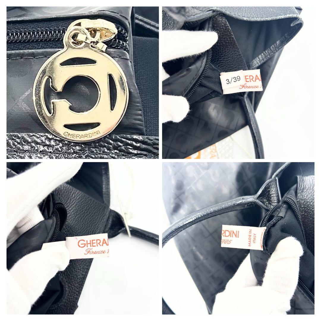 新品・未使用　GHERARDINI トートバッグ ブラック　ソフティ　タグ付き