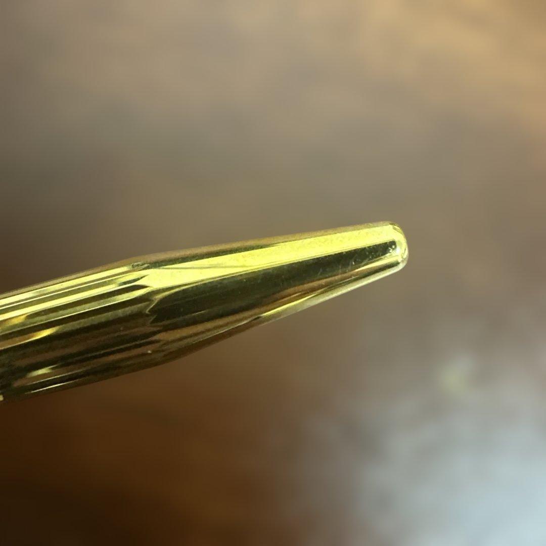 ★希少925刻印★デュポンゴールドライン高級ボールペン インクなし