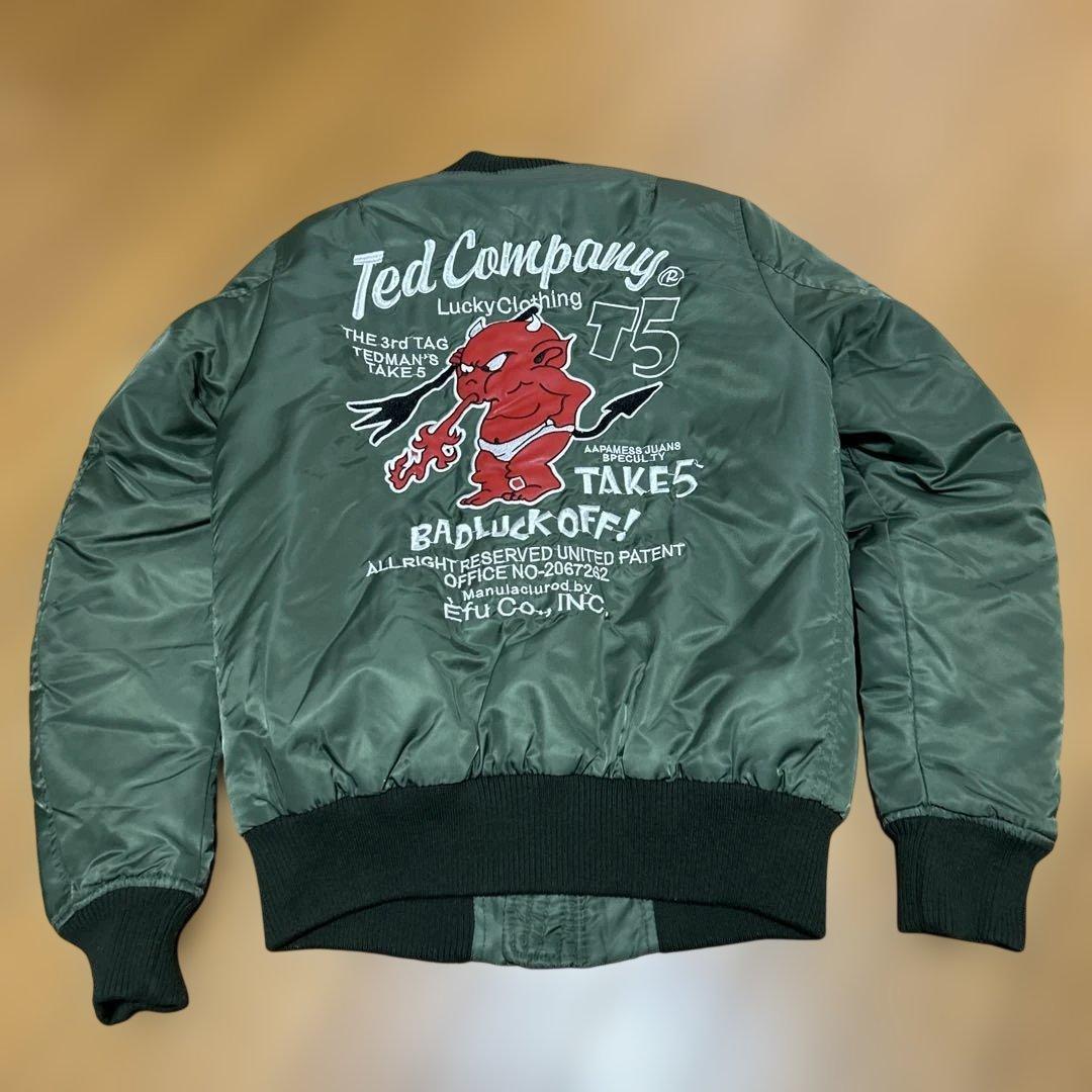 し*ん様 Ted Company MA-1ジャケット オリーブグリーンLサイズ