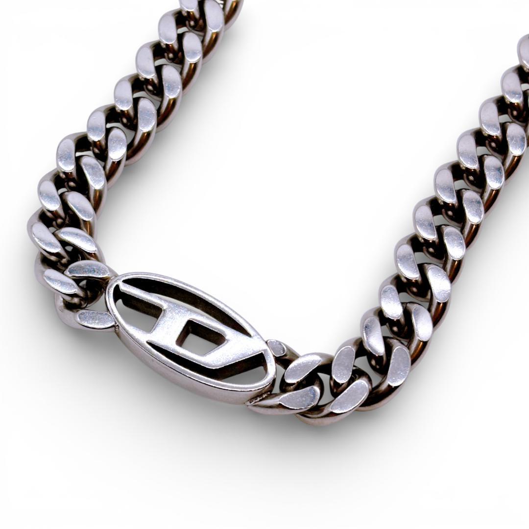 【美品✨】ディーゼル ネックレス 喜平チェーン シルバー