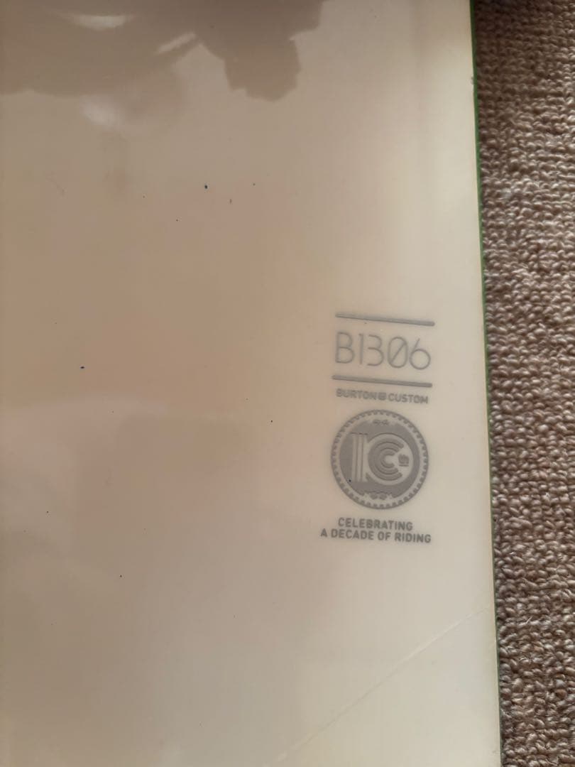 Burton スノーボード ホワイト/グリーン