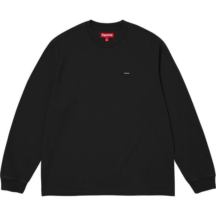 Supreme Small Box Logo L/S Tee ブラック XXL