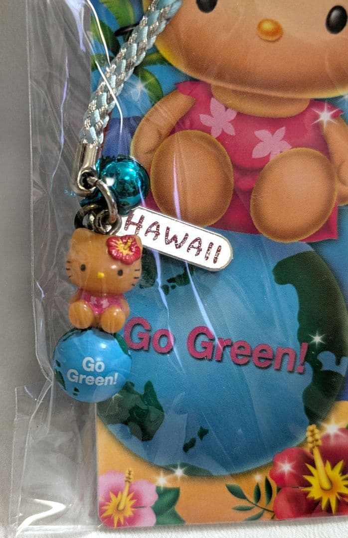J*_様 日焼けHello Kitty ハワイ Go Green! 根付　201
