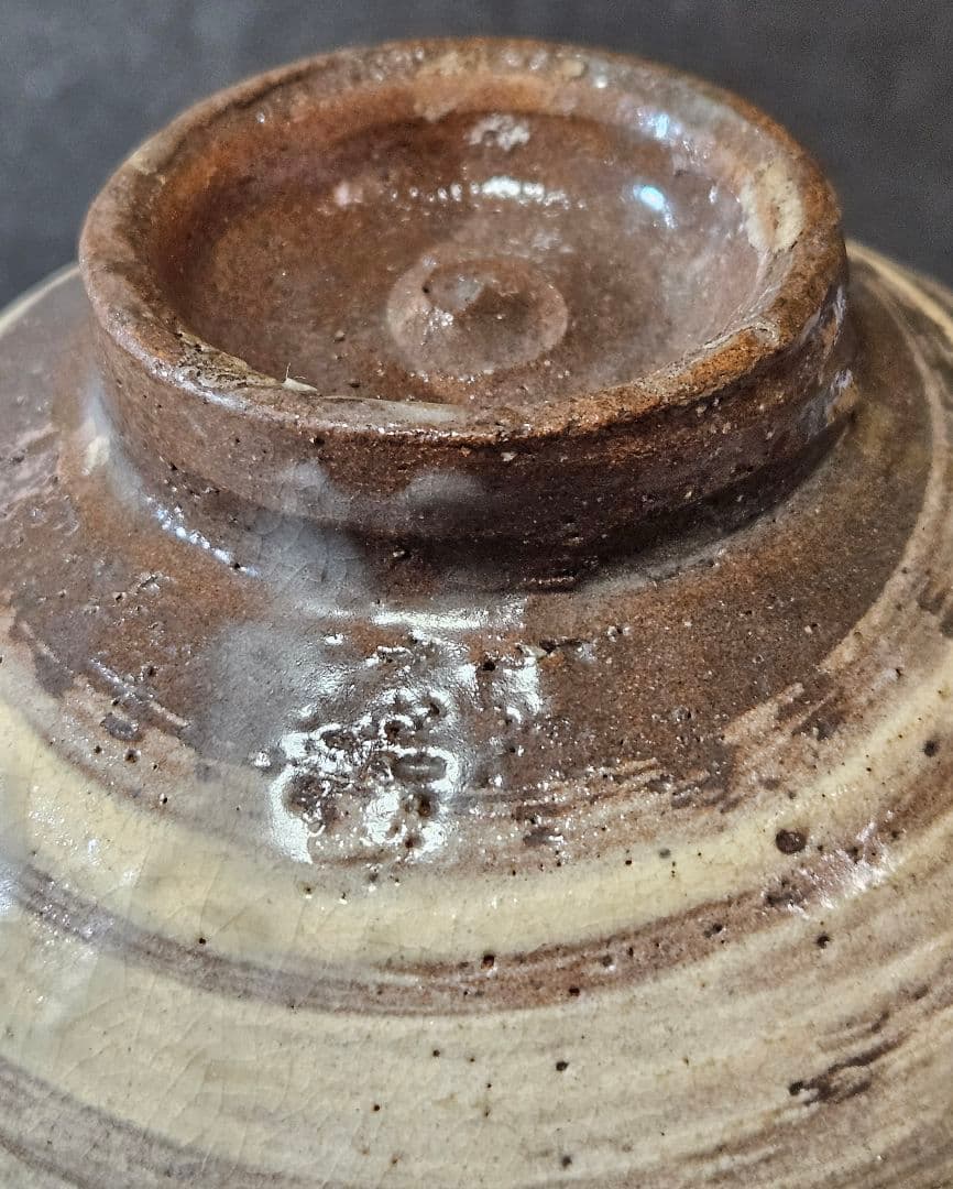 【名碗❗】朝鮮古美術　朝鮮古陶磁　韓国古陶磁器　李朝花三島　刷毛目　茶碗　茶道具