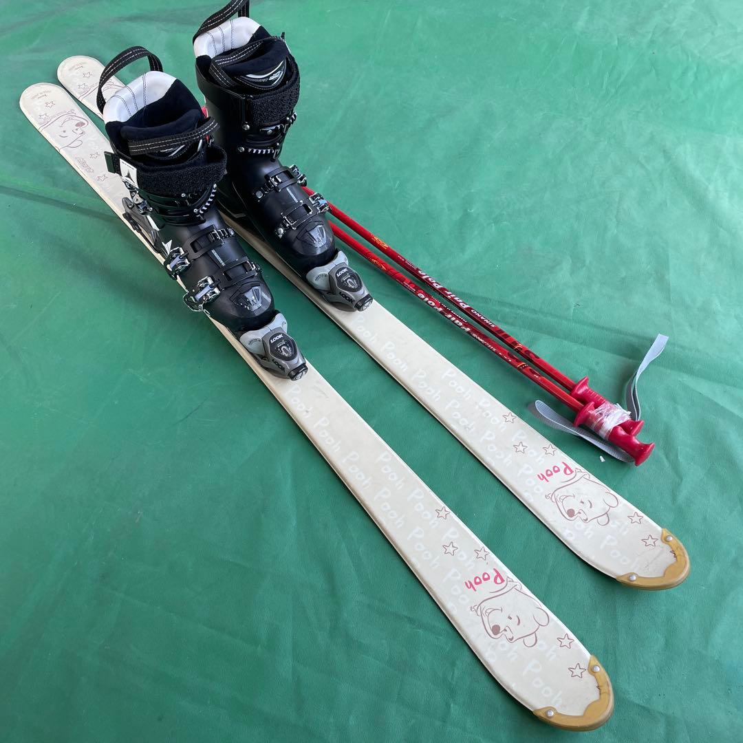 スキーセット　スキー板150 スキーブーツ23.5 プーさん　スキー