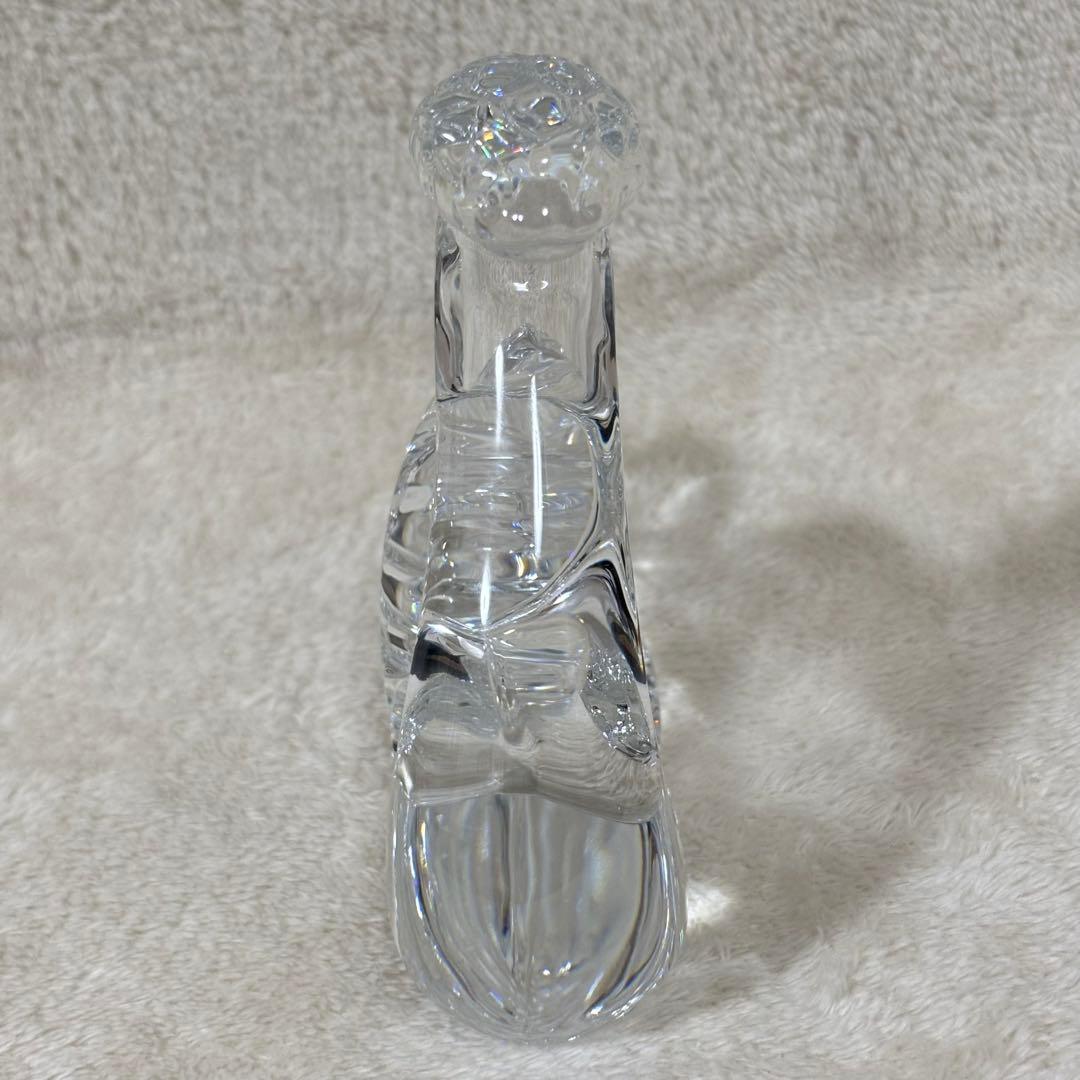 【美品】Baccarat バカラ 置物 インテリア ヘビ へび 蛇