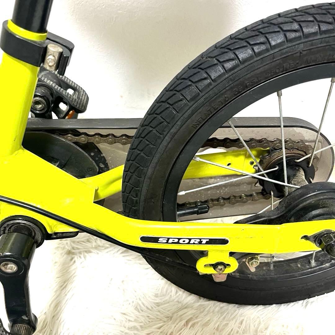 ストライダー　STRIDER　14X　ライムイエロー　希少　人気　廃盤 ペダル付