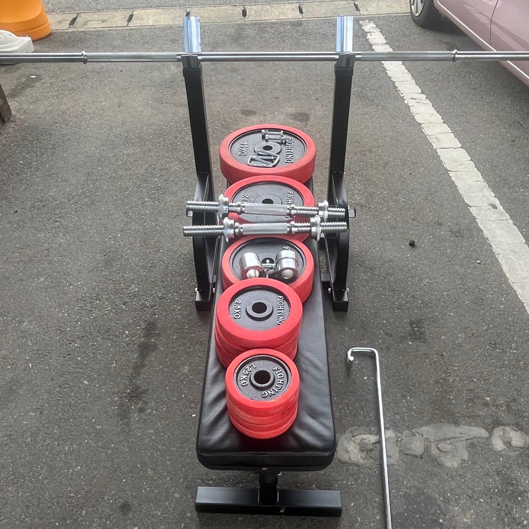 【福岡市/引取限定】ベンチプレスセット
