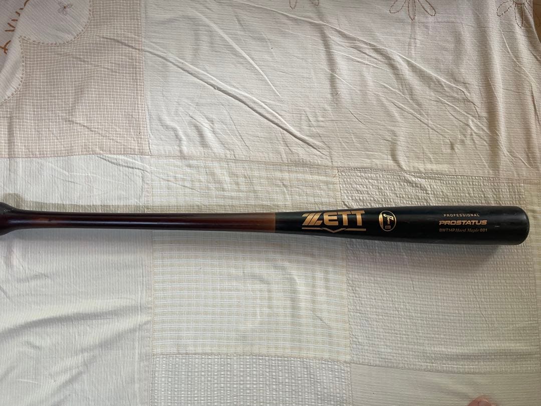 福岡ソフトバンクホークス　NPBバット　ゼット 支給品　実使用　硬式木製バット