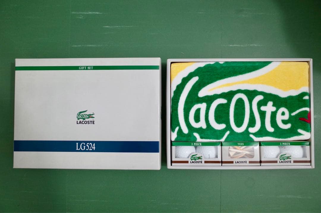 LACOSTE LG524 文字ワニ ゴルフボール タオル