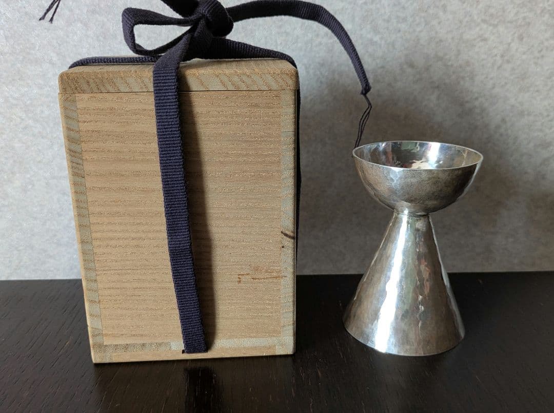 大江裕一　純銀高杯　93gくらいだったっけ