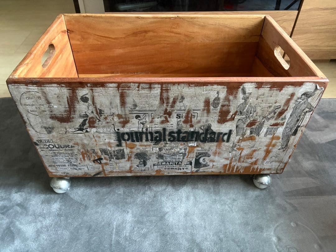 ジャーナルスタンダード ファニチャー ドリュー トイボックス 木箱