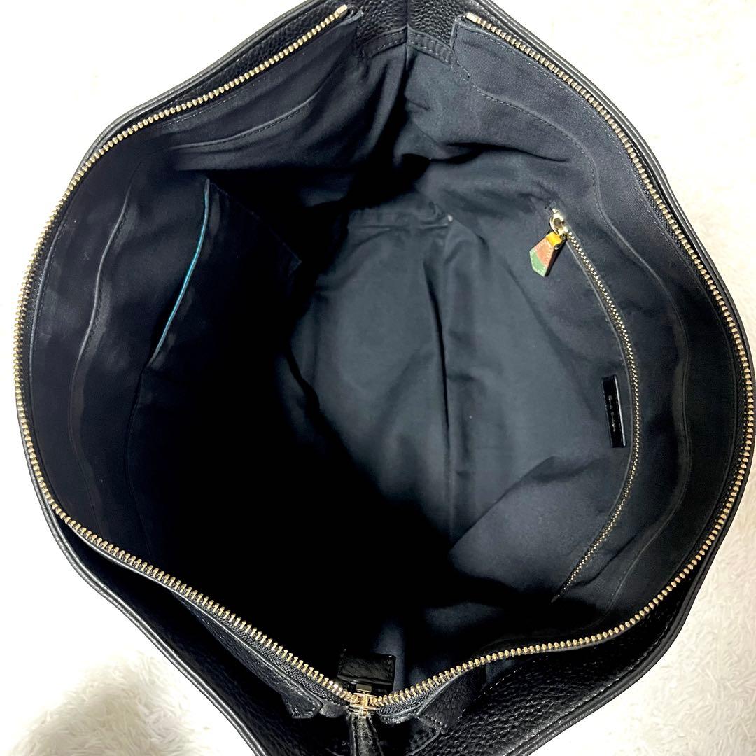 ✨入手困難✨ポールスミス トートバッグ オールレザー マルチストライプ A4可能