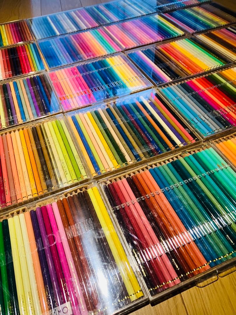 【月末SALE】フェリシモ500色☆色鉛筆☆珍しい英名☆