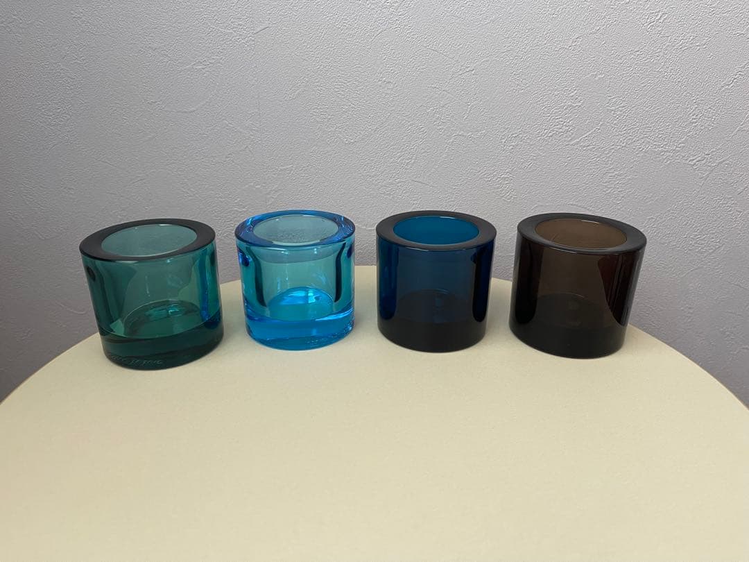 イッタラ　kivi キャンドルホルダー4個セット　