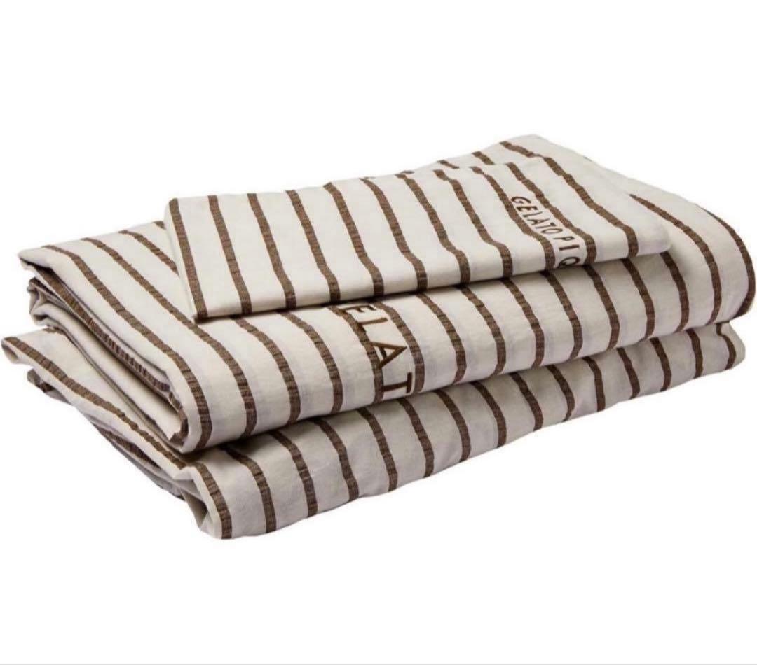 新品　ジェラートピケ シングル3点セット　布団カバー　ボックスシーツ　枕カバー