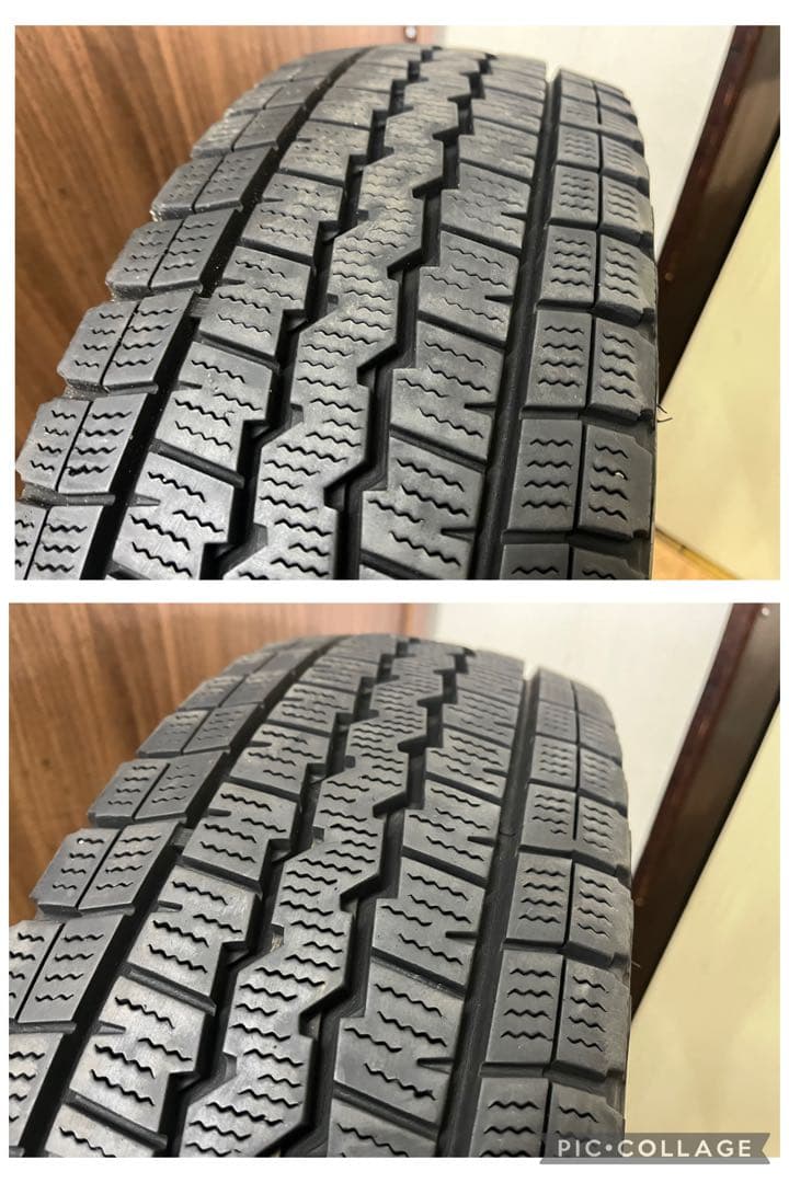 2021年製 ダンロップ 中古冬タイヤ 195/80R15 LT 4本セット
