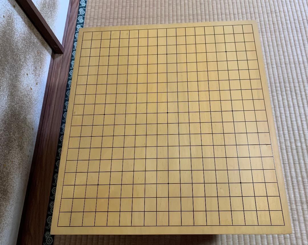 【国産】　イチョウ　５寸碁盤
