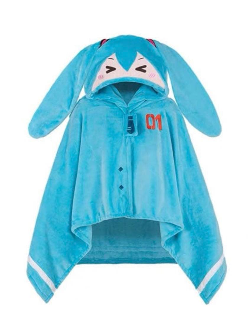 公式正規版 初音ミク グッズフード付きエアコンブランケット