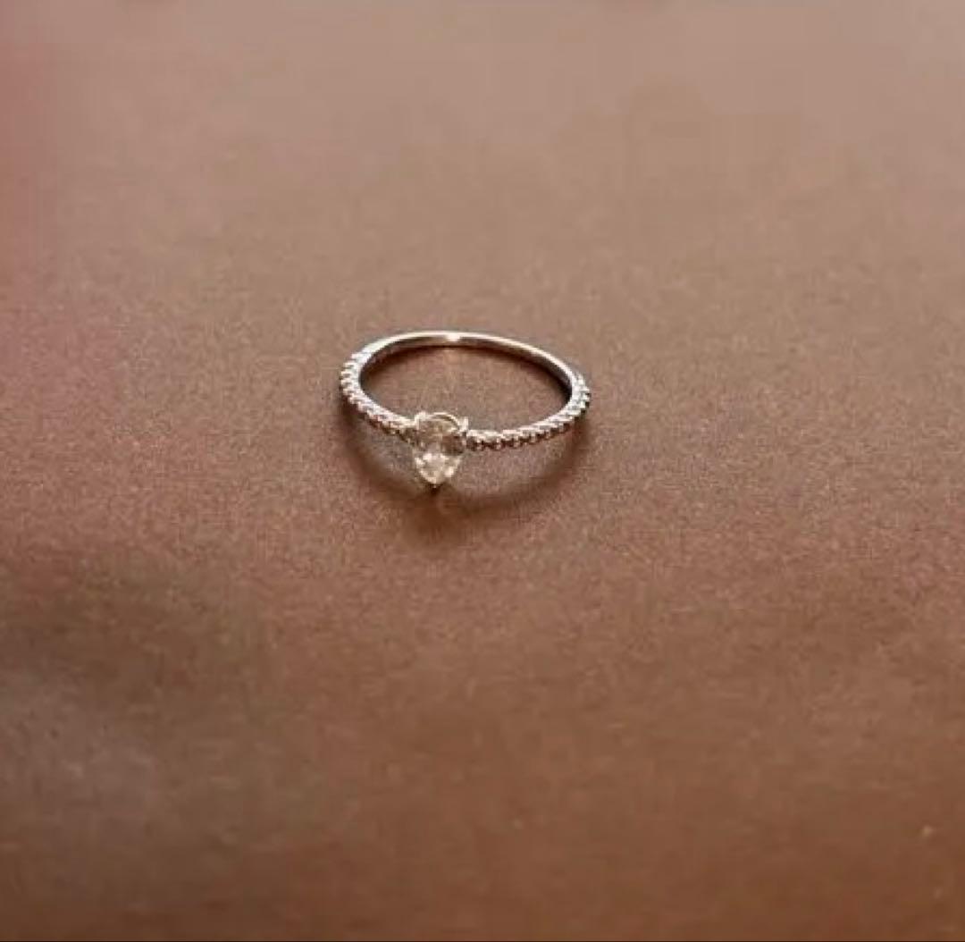 指輪　エステール　ホワイトゴールド10k