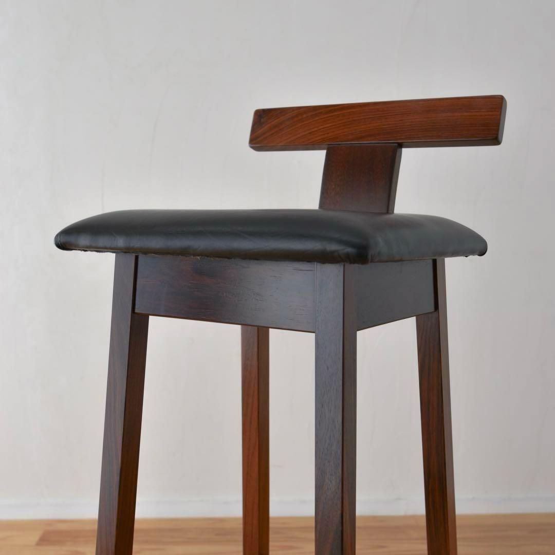 デンマーク　ハイスツール　2脚setカウンターチェア　ローズウッド　バースツール