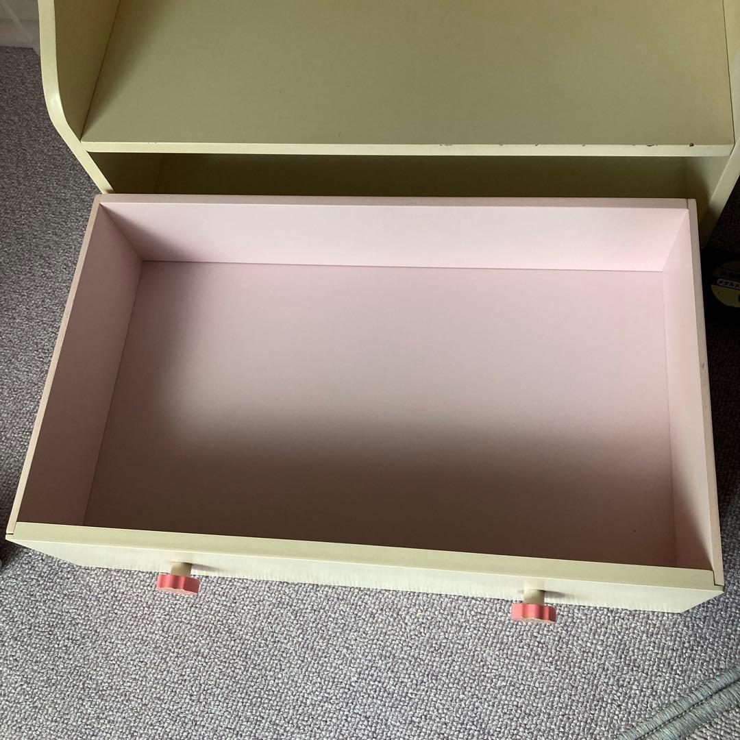 マザーガーデン　棚　シェルフ　ベッドサイドチェスト　木製家具　うさもも　野いちご