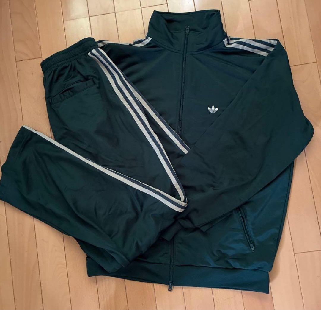 adidasトラックジャケット ベッケンバウアー セットアップ ダークグリーン