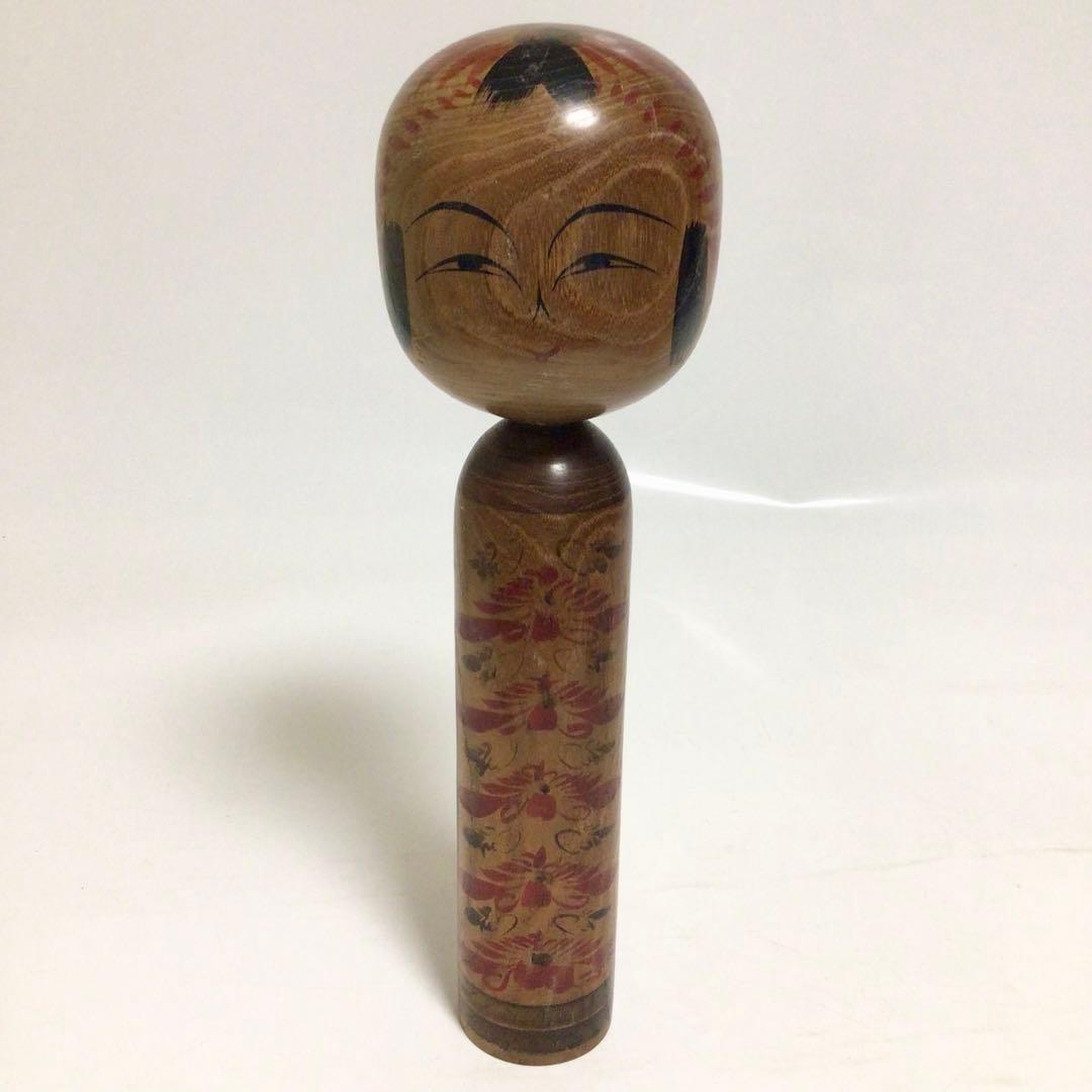 レトロ 木製 伝統工芸 工芸品 大型 こけし 小芥子 置物 オブジェ　伝統的